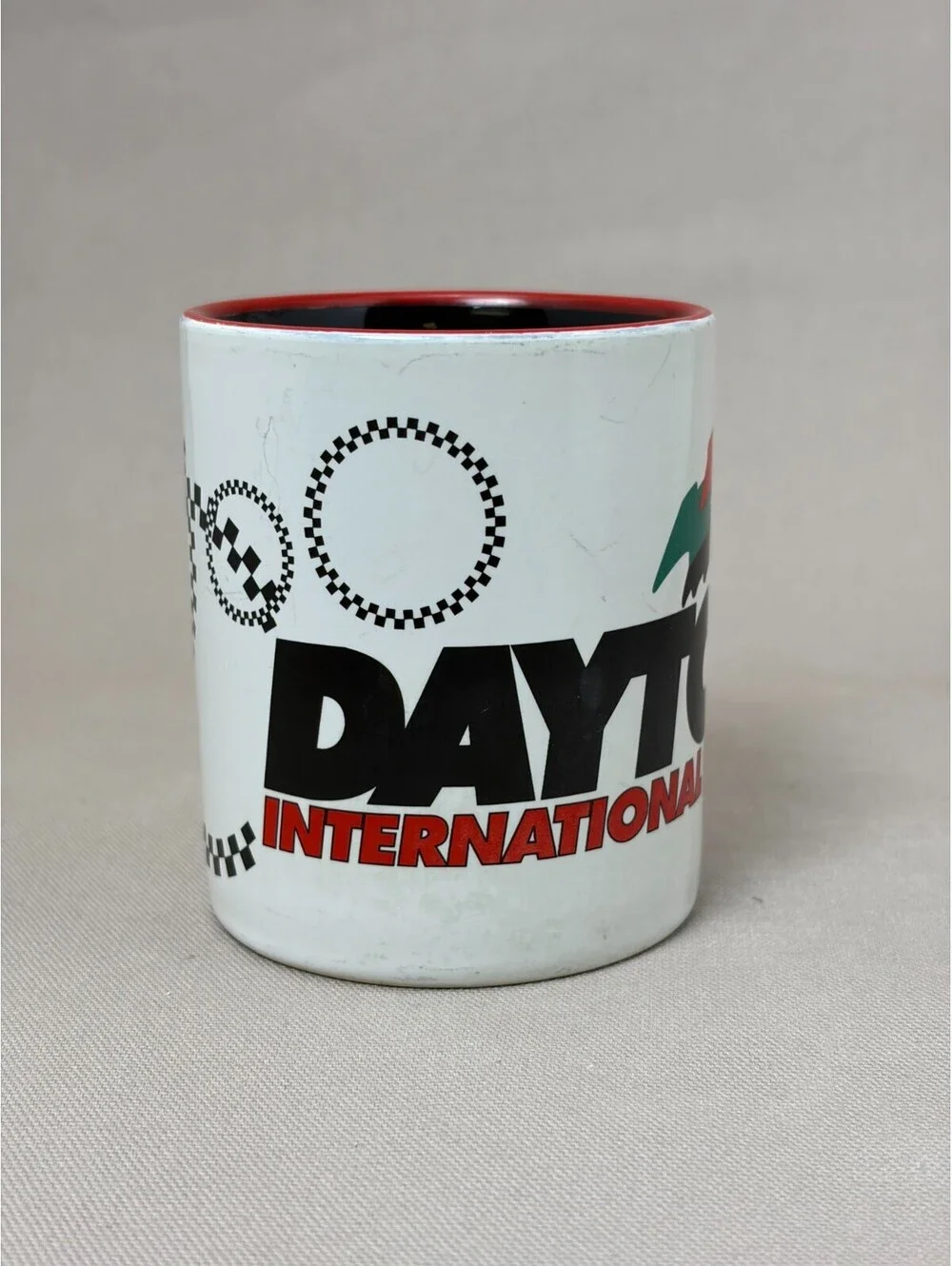 Vintage Daytona International Speedway Coffee Mug NASCAR Racing Cup 11 oz